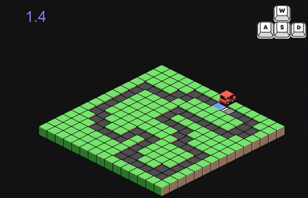 Isometric Car Game