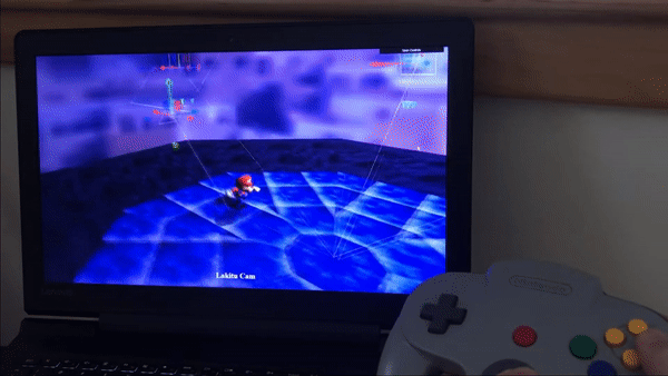 Super Mario 64 in threejs